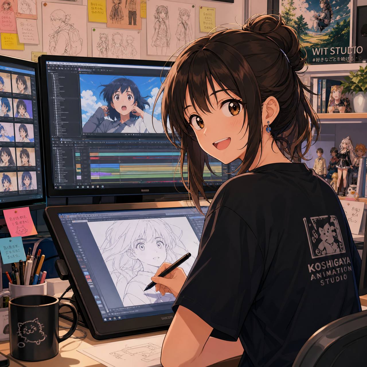 抖阴动漫剪辑师AI创作专家陈晓雨